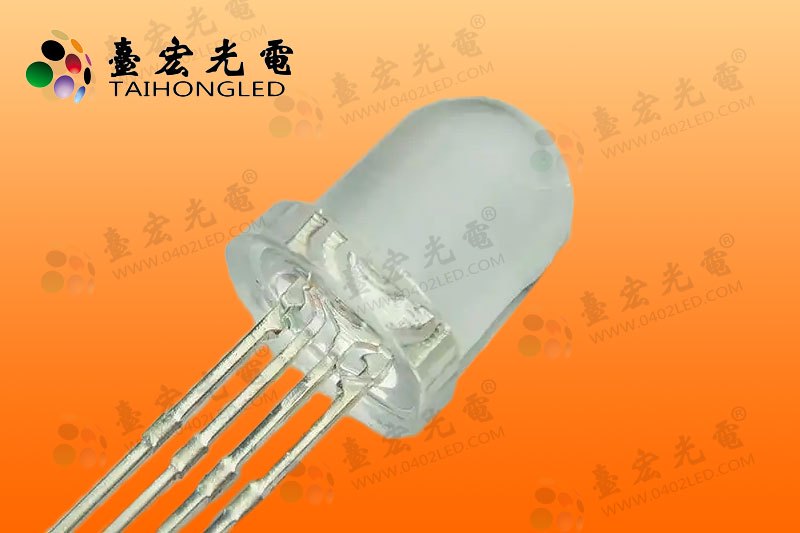 led灯珠10mm七彩，超高亮10mm发光二级管led灯珠